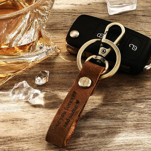 Handmade Leather Leather Keychain Buckle For Lovers, Cars, And